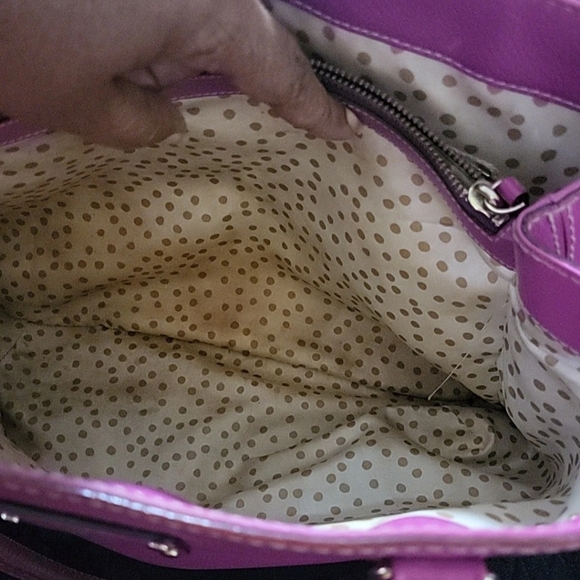 Kate Spade Vibrant Pink Leather Tote Bag